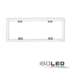   Szerelokeret fehér RAL 9016, mag. 7cm, 1200x300 LED panelekhez, dugaszolható gyorsszereléssel.