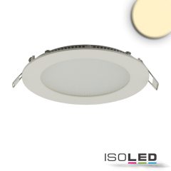   LED mélysugárzó, 9W, kerek, ultra lapos, vakítás-csökkentett, fehér, meleg fehér, dimmel. CRI90