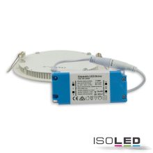 LED mélysugárzó, 9W, kerek, ultra lapos, vakítás-csökkentett, fehér, meleg fehér, dimmel. CRI90