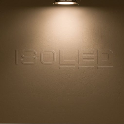 LED mélysugárzó, 9W, kerek, ultra lapos, vakítás-csökkentett, fekete, meleg fehér, dimmel. CRI90