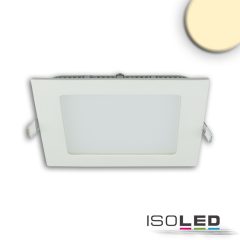   LED mélysugárzó, 9W, szögletes, ultra lapos, vakítás-csökkentett, fehér, melegfehér, dimmel. CRI90