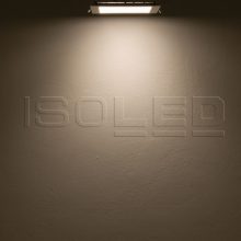 LED mélysugárzó, 9W, szögletes, ultra lapos, vakítás-csökkentett, fehér, melegfehér, dimmel. CRI90