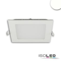   LED mélysugárzó, 9W, szögletes, ultra lapos, vakítás-csökkentett, fehér, semleges fehér, dimmel.