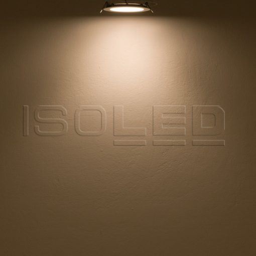 LED mélysugárzó, 12W, kerek, ultra lapos, vakítás-csökkentett, fehér, meleg fehér, dimmel. CRI90