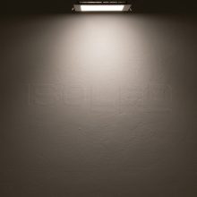 LED mélysugárzó, 15W, szögletes, ultra lapos, vakítás-csökkentett, fehér, semleges fehér, dimmel.