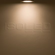 LED mélysugárzó, 18W, kerek, ultra lapos, vakításcsökkentett, fekete, meleg fehér, dimmel. CRI90