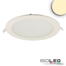 LED mélysugárzó, 18W, kerek, ultra lapos, vakítás-csökkentett, fehér, meleg fehér, CRI90