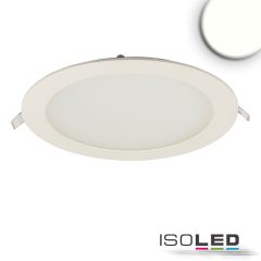   LED mélysugárzó, 18W, kerek, ultra lapos, vakításcsökkentett, fehér, semleges fehér. CRI90