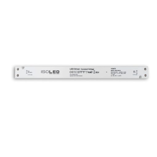 LED transzformátor 24V/DC, 0-100W, vékony, SELV