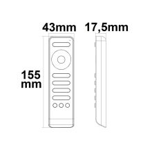 4 zónás távirányító 3 jelenet memóriával 4 zónához PWM dimmer sz. 115484