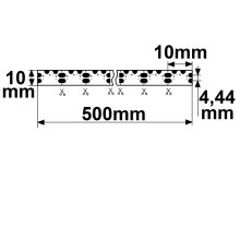 Sarokcsatlakozó 10 mm-es PCB flexibilis szalag, 2 pólusú