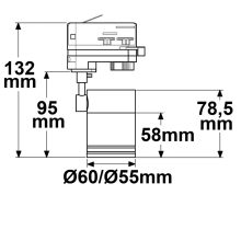 3-PH sínadapter GU10 spotokhoz Mini, fehér