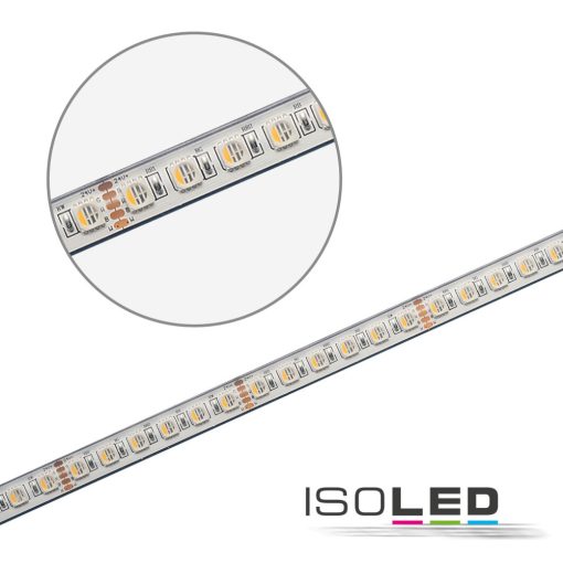 LED AQUA RGB+WW flexibilis szalag, 24V, 19W, IP68, 96 LED/m