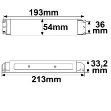 LED PWM transzformátor 24V/DC, 0-75W, IP20, Push/DALI dimmelheto
