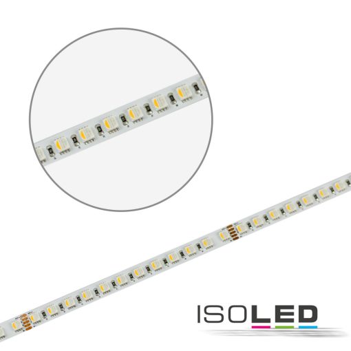 LED RGB+WW 48V flexibilis szalag, 19W, IP20, 20m tekercs, 96 LED/m