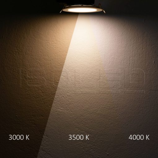 LED mélysugárzó ultralapos kerek fehér, 24W, 300mm, színváltó 3000|3500|4000K, dimmelheto