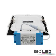 LED mélysugárzó ultralapos szögletes fekete, 24W, 300x300mm, színváltó 3000|3500|4000K, dimmelheto