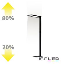 LED Office Pro szabadon álló lámpa Up|Down, 80W|20W, fekete, UGR<19, semleges fehér, touch dimm