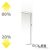   LED Office Pro szabadon álló lámpa Up|Down, 80W|20W, ezüst, UGR<19, semleges fehér, touch-dimm