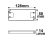 LED-transzformátor 12V/DC, 20W, Ultraslim