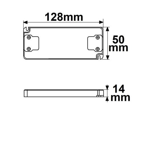LED-transzformátor 12V/DC, 20W, Ultraslim