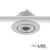   LED süllyesztett lámpa MiniAMP fehér, 3W, 12V DC, meleg fehér, dimmelheto, 100cm kábel