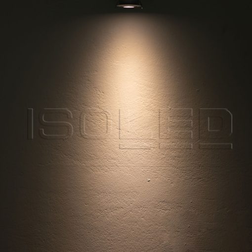 LED süllyesztett lámpa MiniAMP csiszolt alumínium, 3W, 12V DC, meleg fehér, dimm., 100cm-es kábel