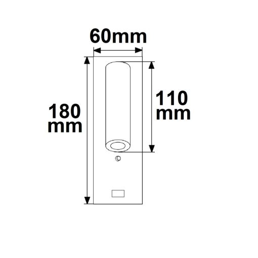 LED olvasólámpa, 3W, fehér, USB A töltoaljzattal, melegfehér, 3 fokozatban dimmelheto