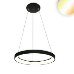   LED fügesztett lámpa Orbit 480, fekete, 38W, kerek, ColorSwitch 3000|3500|4000K, dimmelheto