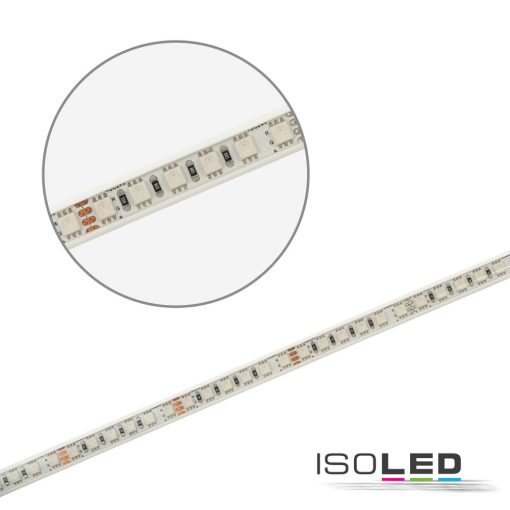 LED AQUA RGB PU lineáris flexibilis szalag, 24V, 14,4W, IP68, 120 LED/m