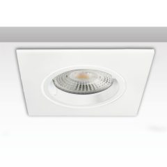   Beépíthési keret négyszögletes, 68 mm-es kivágással, fehér, GU10/MR16 spotokhoz