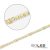   LED CRI819/840 flexibilis szalag, 24V, 10W|10W, IP20, Amber+Lime, 240 LED/m