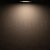   LED bútorba süllyesztett szpot MiniAMP ALU csiszolt, szögletes, 3W, 120°, 24V DC meleg fehér, dimm