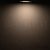   LED bútorba süllyesztett szpot MiniAMP fekete, szögletes, 3W, 120°, 24V DC meleg fehér, dimmelheto