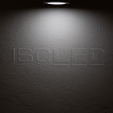 LED bútorba süllyesztett szpot MiniAMP ALU csiszolt, kerek, 3W, 120°, 24V DC meleg fehér, dimmelheto