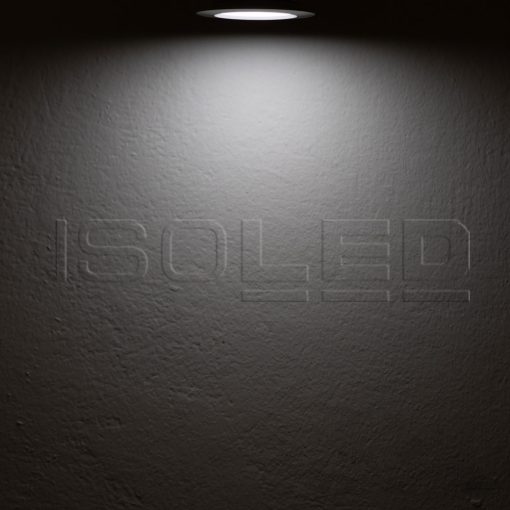 LED bútorba süllyesztett szpot MiniAMP ALU csiszolt, kerek, 3W, 120°, 24V DC meleg fehér, dimmelheto