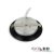   LED bútorba süllyesztett szpot MiniAMP, fekete, kerek, 3W, 120°, 24V DC, meleg fehér 3000K, dimm