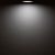   LED bútorba süllyesztett szpot Mini AMP ALU csiszolt, kerek, 3W, 120°, 12V DC meleg fehér 3000K, dimm