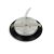   LED bútorba süllyesztett szpot Mini AMP fekete, kerek, 3W, 120°, 12V DC, meleg fehér 3000K,dimmelheto