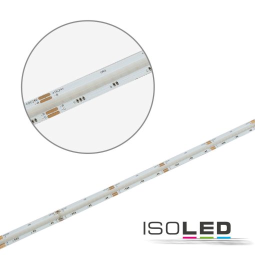 LED COB RGB lineáris flexibilis szalag, 24V, 14,4W, IP20, 840 LED/m