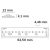   LED COB RGB+WW Linear flexibilis szalag, 24V, 20W, IP20, 896 LED/m