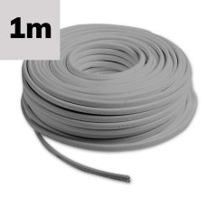   Kábel halogénmentes köpeny, szürke, 2x0,75mm˛ HSLH-OZ, méterenként árulva