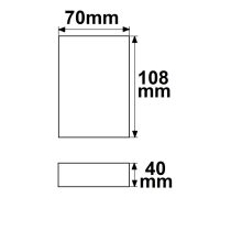 Szürkületkapcsoló 230V, max. 10A, 3-500Lux, IP54, felszíni felszerelés