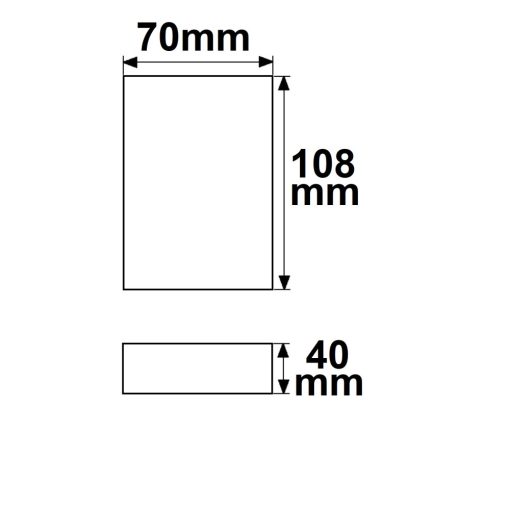 Szürkületkapcsoló 230V, max. 10A, 3-500Lux, IP54, felszíni felszerelés