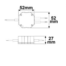 DALI fázisvágó dimmer dimmelheto 230V-os LED-es lámpatestekhez/transzformátorokhoz, 360VA