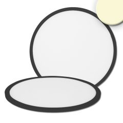   LED mennyezeti lámpa Slim300 kerek, IP44, 18W, fekete, Up&Down, fekete színu