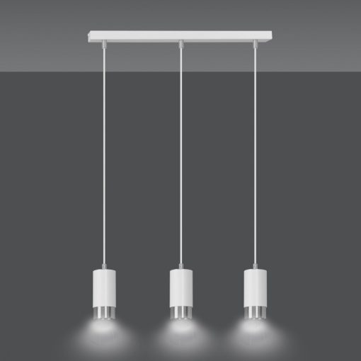 FUMIKO 3 WH/KRÓM