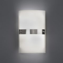 Milano Wall Lamp 16/329 Sat. Nickel, LED E14 2x9W, CL.I