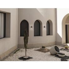 Boj Wall Lamp 16/2015 Textured Anthracite, LED 2x6W 3000K 1100lm, CRI90 CL.I IP54, Integrated LED