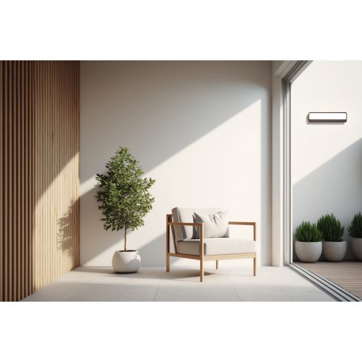 Aka Wall Lamp 16/2024-30 Textured Black, LED 20W 3000K 1550lm, CRI90 CL.I IP54, Integrated LED
